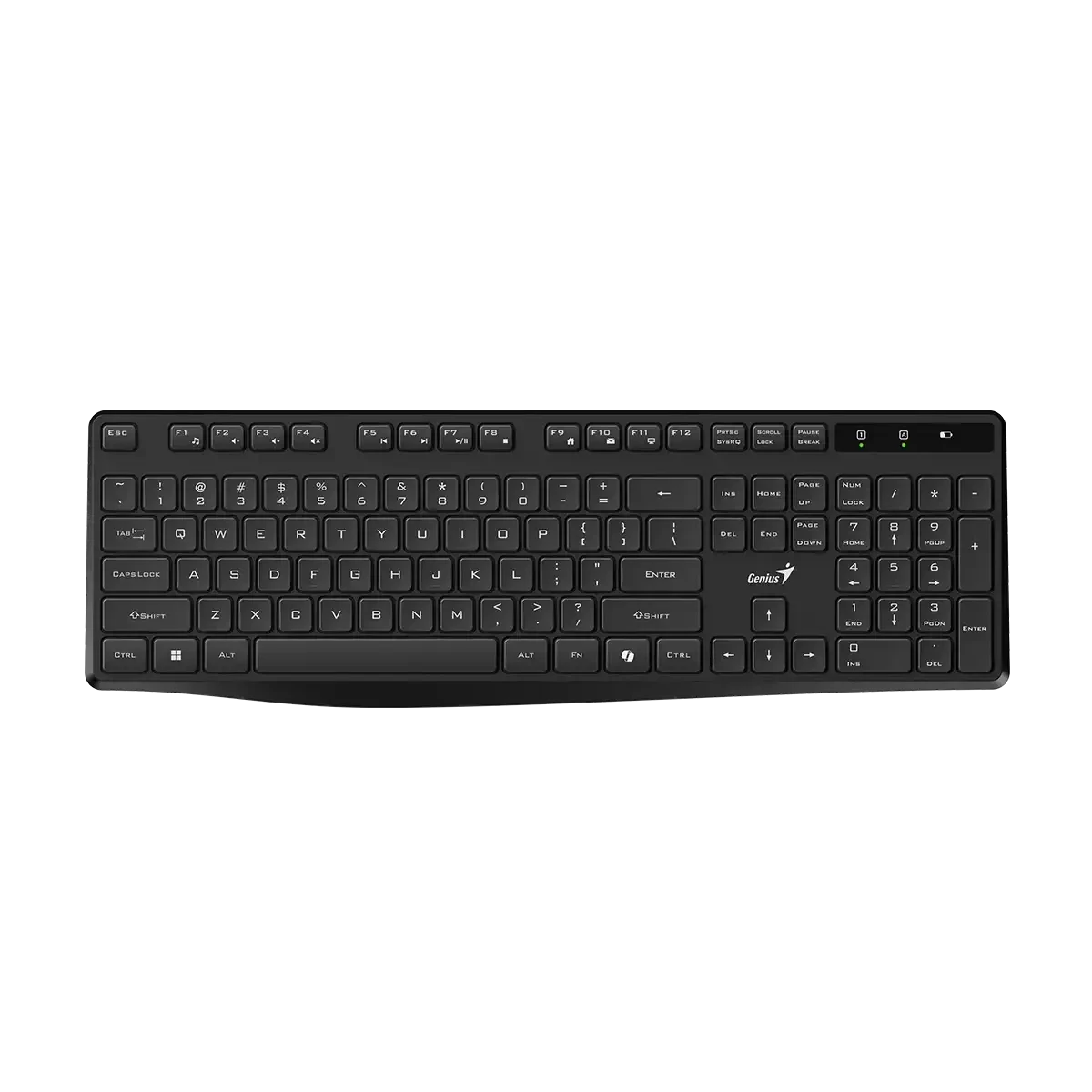 GENIUS KB-7200 Teclado Inalámbrico - Compacto - Negro - Tecla Copilot
