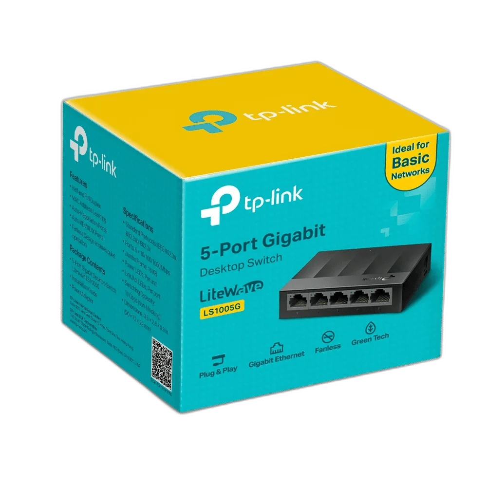 TP-Link LS1005G Switch Gigabit 5 Puertos - Redes y Conectividad